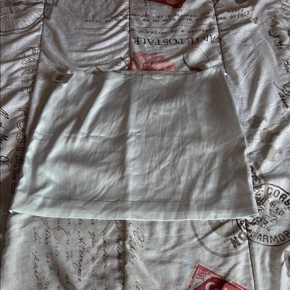 Sunday Best Silver Mini Pencil Skirt Casual